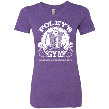 T-Shirts Purple Rush / Small Foleys Gym Women's Triblend T-Shirt