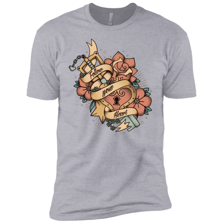 T-Shirts Heather Grey / YXS Follow your heart Boys Premium T-Shirt