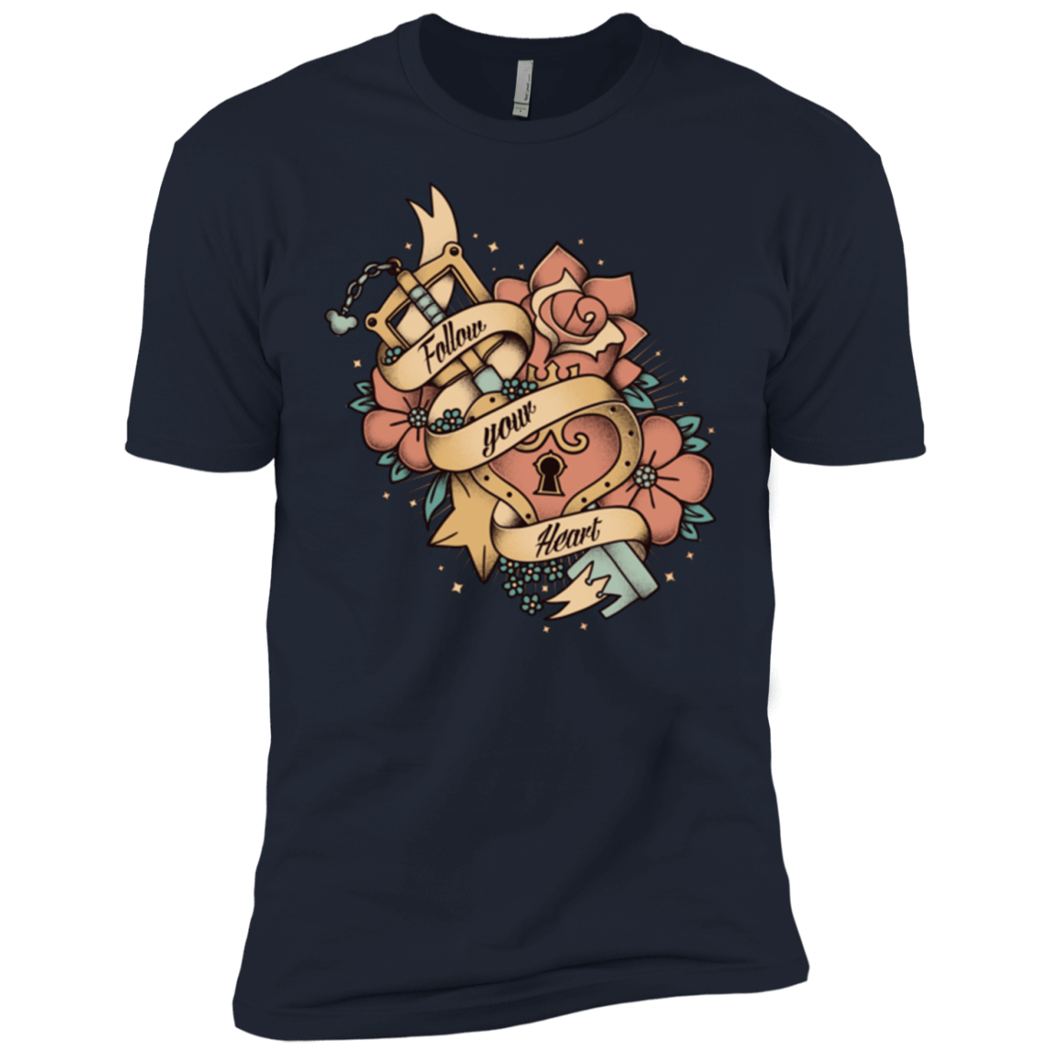 T-Shirts Midnight Navy / YXS Follow your heart Boys Premium T-Shirt