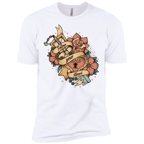 T-Shirts White / X-Small Follow your heart Men's Premium T-Shirt