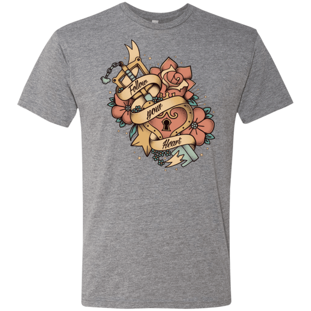 T-Shirts Premium Heather / Small Follow your heart Men's Triblend T-Shirt