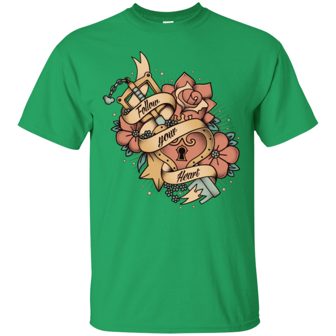 T-Shirts Irish Green / Small Follow your heart T-Shirt