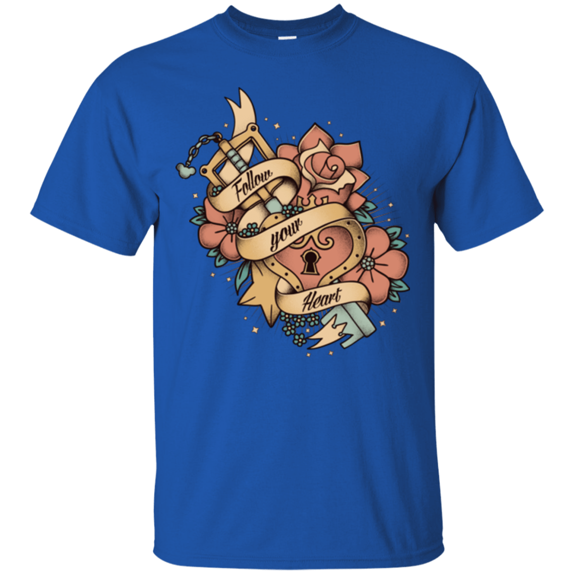 T-Shirts Royal / Small Follow your heart T-Shirt