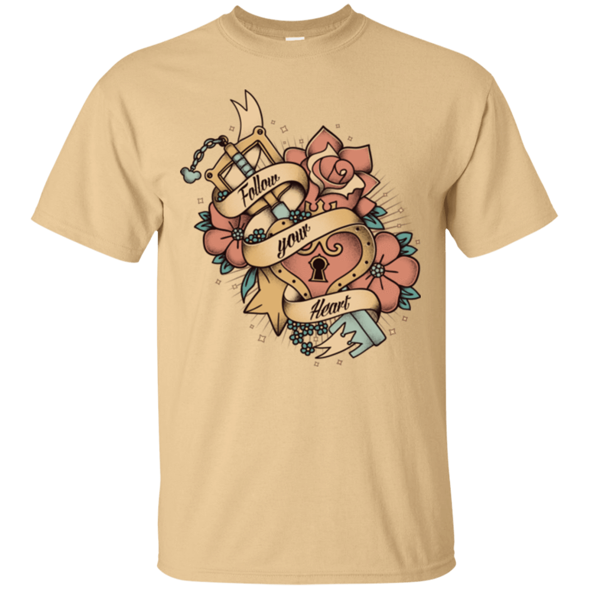 T-Shirts Vegas Gold / Small Follow your heart T-Shirt