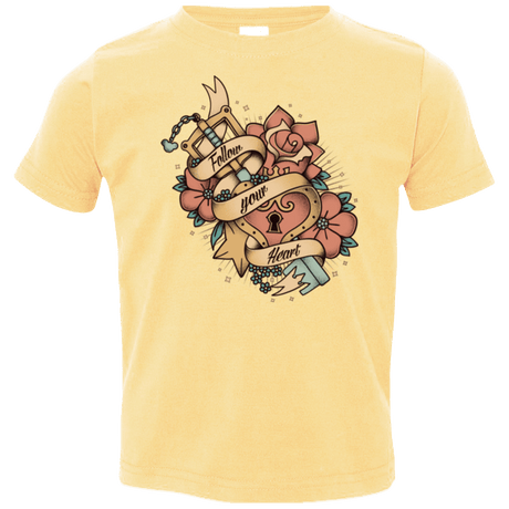 T-Shirts Butter / 2T Follow your heart Toddler Premium T-Shirt