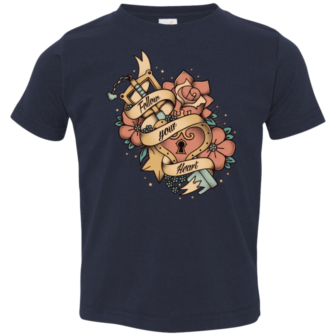 T-Shirts Navy / 2T Follow your heart Toddler Premium T-Shirt