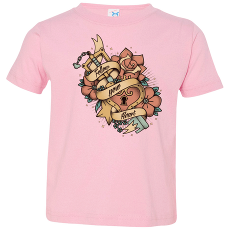 T-Shirts Pink / 2T Follow your heart Toddler Premium T-Shirt