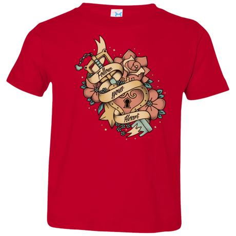 T-Shirts Red / 2T Follow your heart Toddler Premium T-Shirt