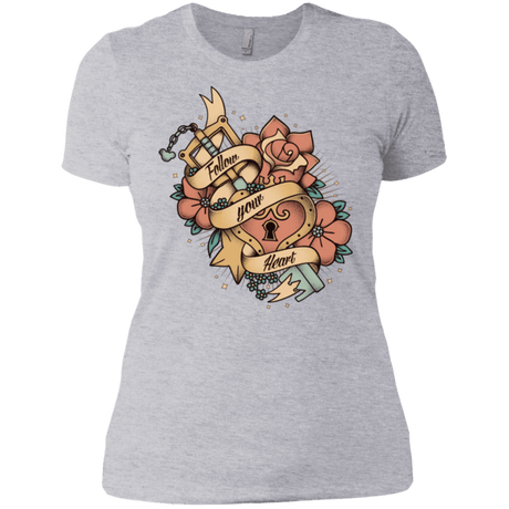 T-Shirts Heather Grey / X-Small Follow your heart Women's Premium T-Shirt