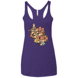 T-Shirts Purple / X-Small Follow your heart Women's Triblend Racerback Tank