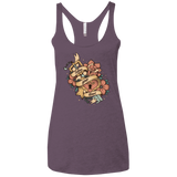 T-Shirts Vintage Purple / X-Small Follow your heart Women's Triblend Racerback Tank