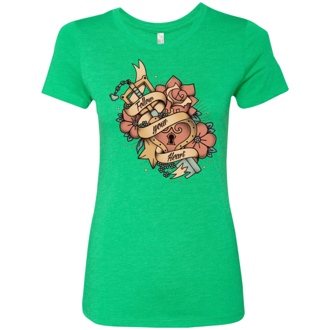 T-Shirts Envy / Small Follow your heart Women's Triblend T-Shirt