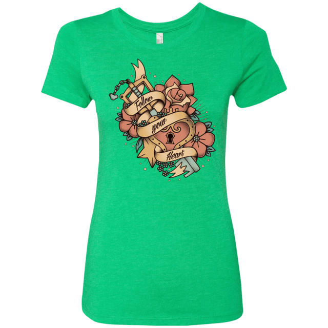 T-Shirts Envy / Small Follow your heart Women's Triblend T-Shirt
