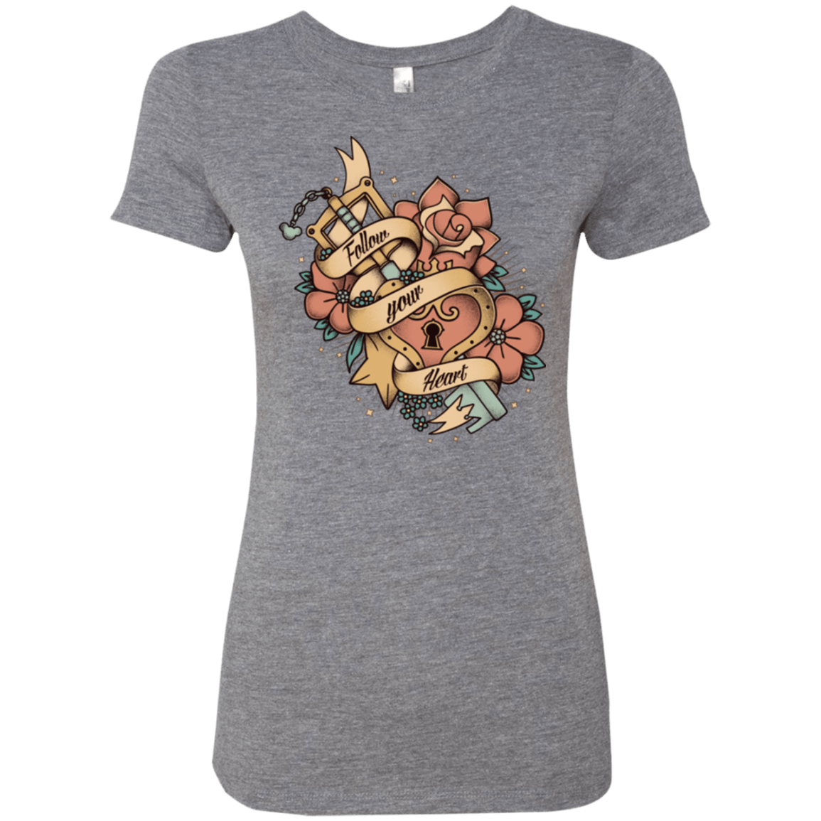 T-Shirts Premium Heather / Small Follow your heart Women's Triblend T-Shirt