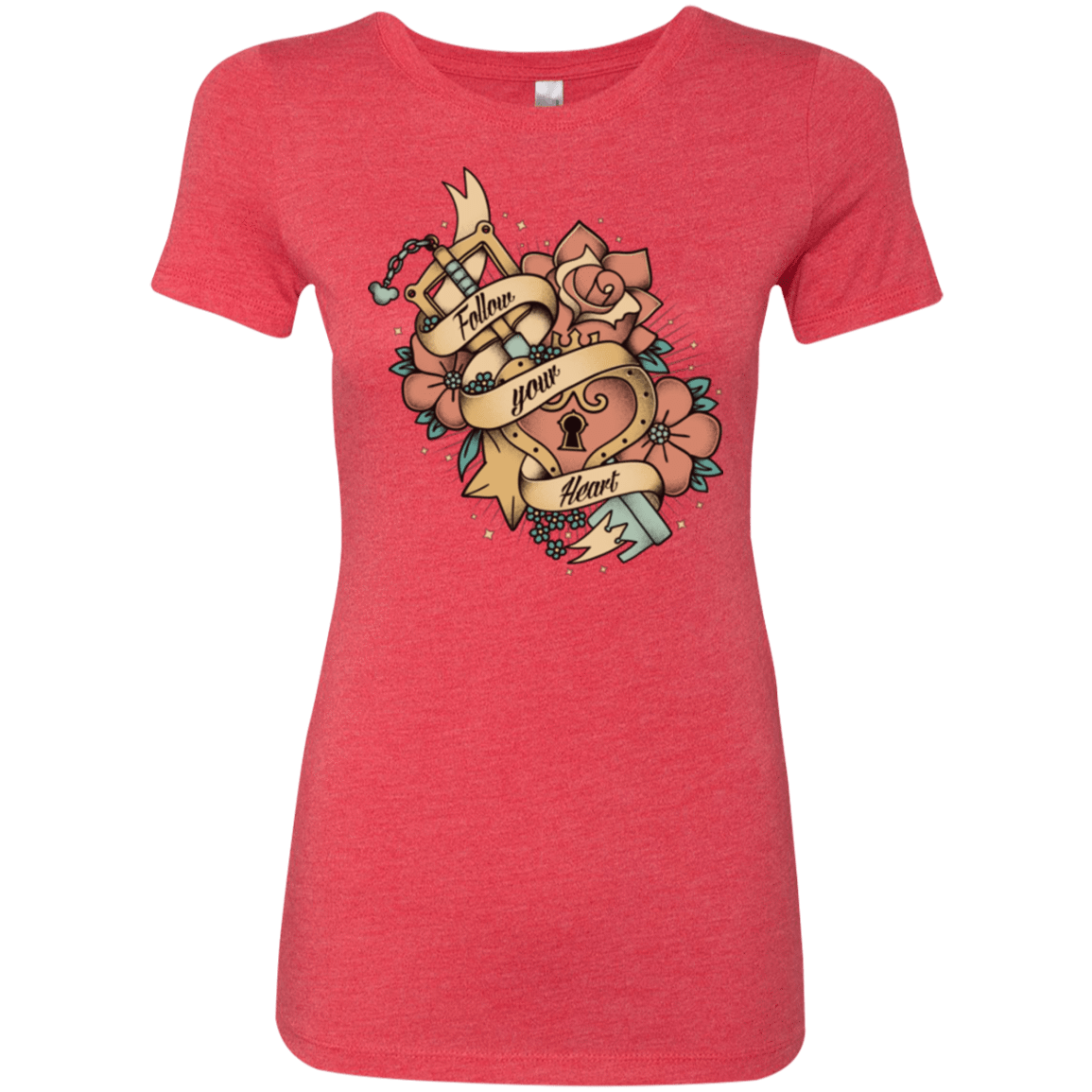 T-Shirts Vintage Red / Small Follow your heart Women's Triblend T-Shirt