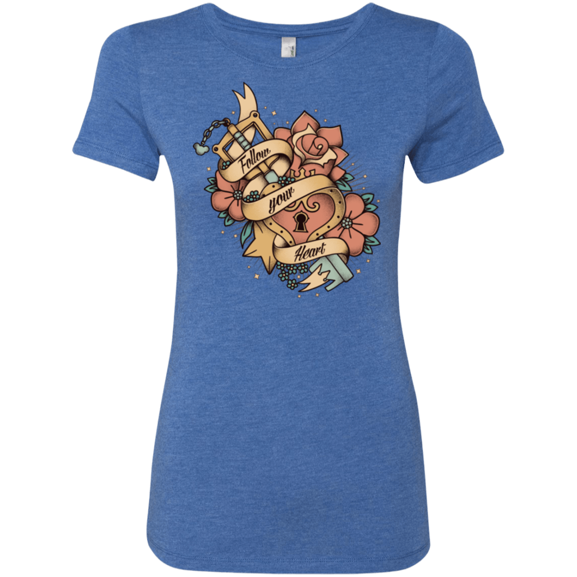 T-Shirts Vintage Royal / Small Follow your heart Women's Triblend T-Shirt