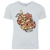 T-Shirts Heather White / YXS Follow your heart Youth Triblend T-Shirt