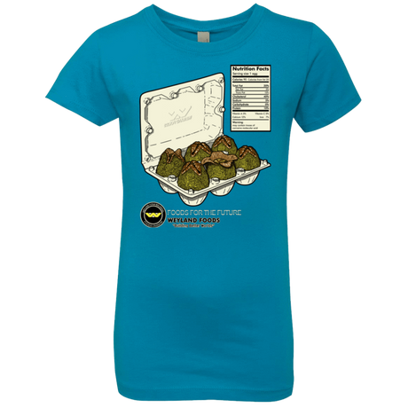 T-Shirts Turquoise / YXS Food For The Future Girls Premium T-Shirt