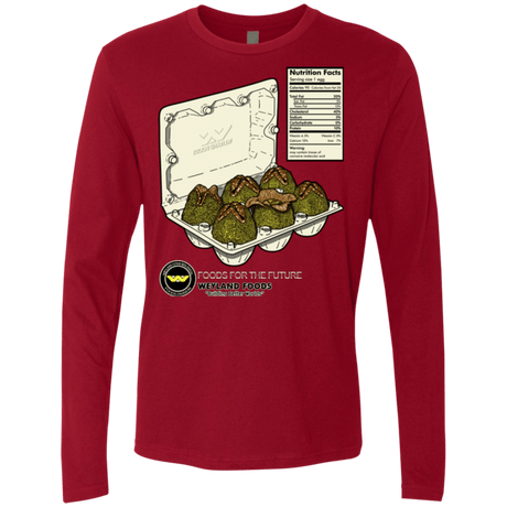 T-Shirts Cardinal / Small Food For The Future Men's Premium Long Sleeve