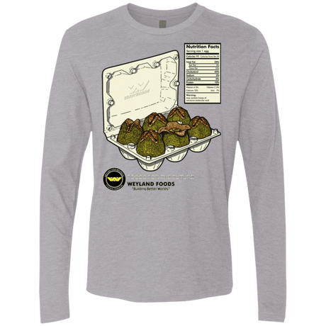 T-Shirts Heather Grey / Small Food For The Future Men's Premium Long Sleeve