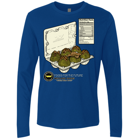 T-Shirts Royal / Small Food For The Future Men's Premium Long Sleeve