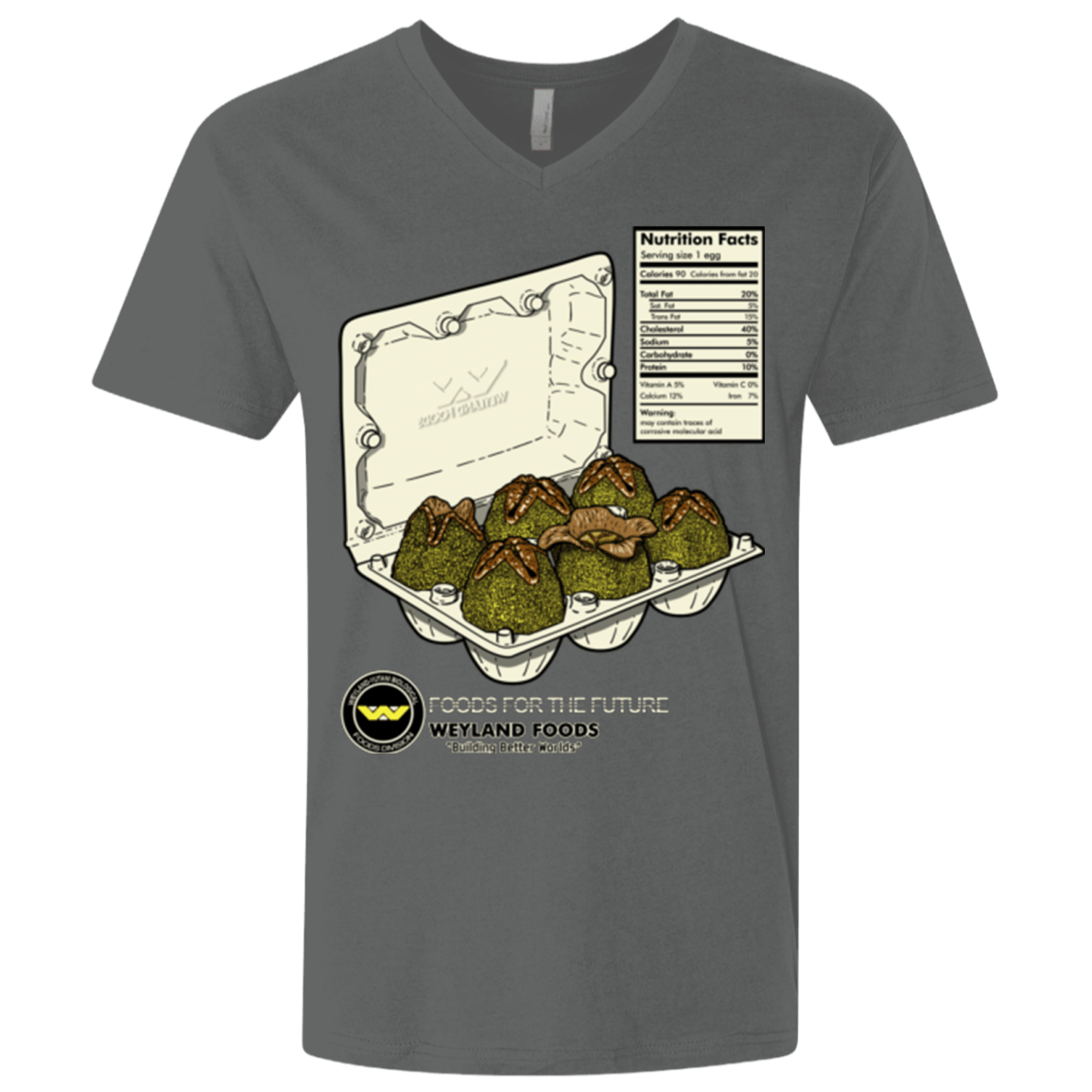 T-Shirts Heavy Metal / X-Small Food For The Future Men's Premium V-Neck