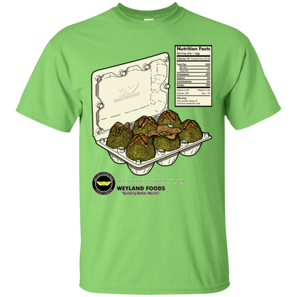 T-Shirts Lime / Small Food For The Future T-Shirt