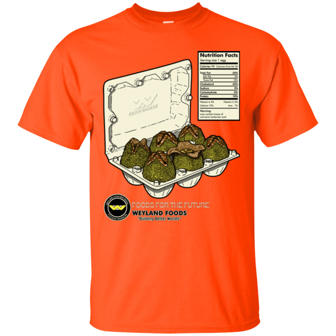 T-Shirts Orange / Small Food For The Future T-Shirt