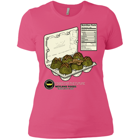 T-Shirts Hot Pink / X-Small Food For The Future Women's Premium T-Shirt