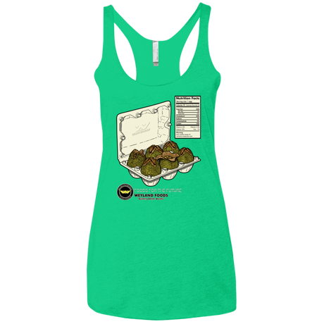 T-Shirts Envy / X-Small Food For The Future Women's Triblend Racerback Tank