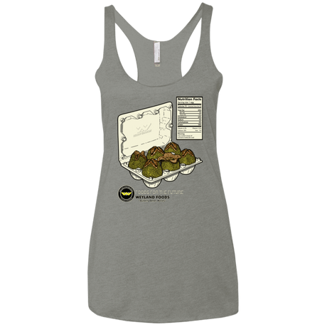 T-Shirts Venetian Grey / X-Small Food For The Future Women's Triblend Racerback Tank