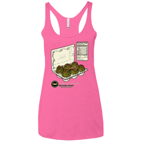 T-Shirts Vintage Pink / X-Small Food For The Future Women's Triblend Racerback Tank