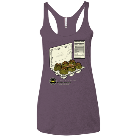 T-Shirts Vintage Purple / X-Small Food For The Future Women's Triblend Racerback Tank