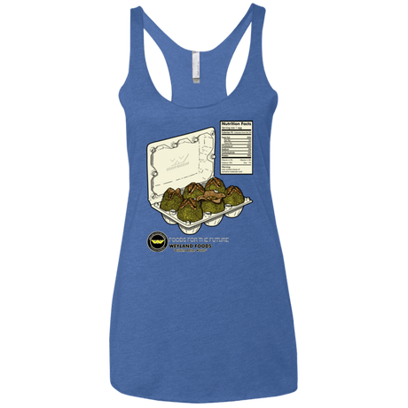 T-Shirts Vintage Royal / X-Small Food For The Future Women's Triblend Racerback Tank