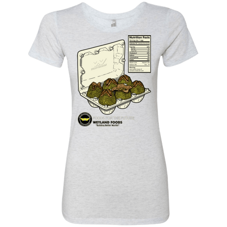 T-Shirts Heather White / Small Food For The Future Women's Triblend T-Shirt