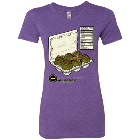 T-Shirts Purple Rush / Small Food For The Future Women's Triblend T-Shirt