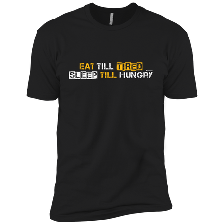 T-Shirts Black / YXS Food Sleep Loop Boys Premium T-Shirt
