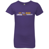 T-Shirts Purple Rush / YXS Food Sleep Loop Girls Premium T-Shirt