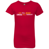 T-Shirts Red / YXS Food Sleep Loop Girls Premium T-Shirt