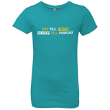 T-Shirts Tahiti Blue / YXS Food Sleep Loop Girls Premium T-Shirt