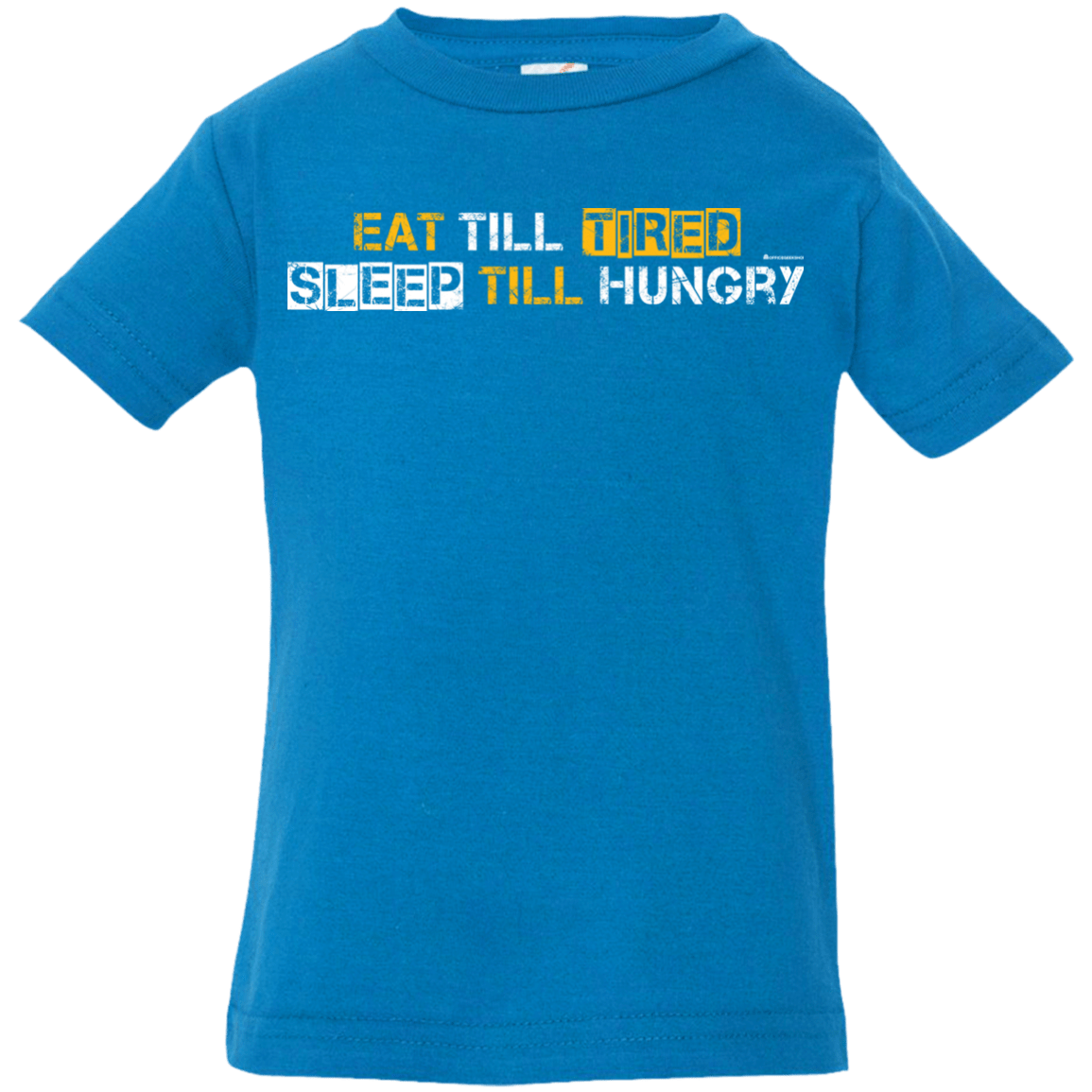 T-Shirts Cobalt / 6 Months Food Sleep Loop Infant Premium T-Shirt