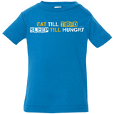 T-Shirts Cobalt / 6 Months Food Sleep Loop Infant Premium T-Shirt