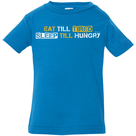 T-Shirts Cobalt / 6 Months Food Sleep Loop Infant Premium T-Shirt
