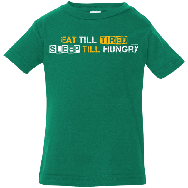 T-Shirts Kelly / 6 Months Food Sleep Loop Infant Premium T-Shirt