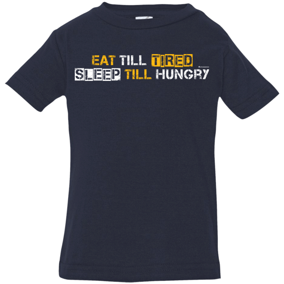 T-Shirts Navy / 6 Months Food Sleep Loop Infant Premium T-Shirt