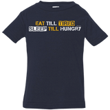 T-Shirts Navy / 6 Months Food Sleep Loop Infant Premium T-Shirt