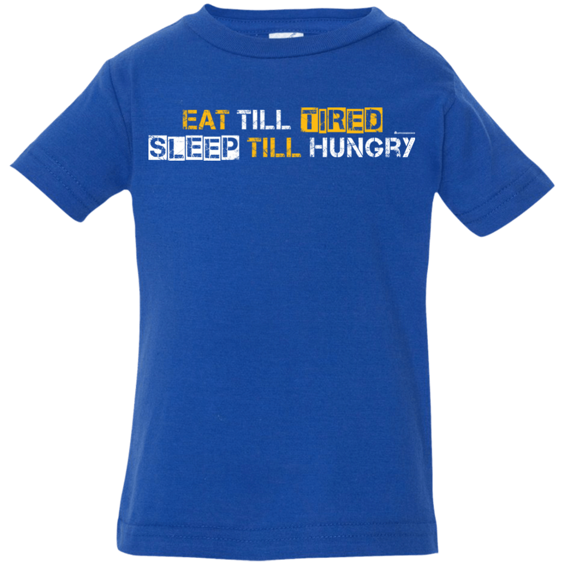 T-Shirts Royal / 6 Months Food Sleep Loop Infant Premium T-Shirt