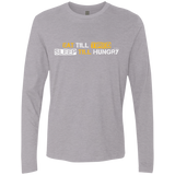 T-Shirts Heather Grey / Small Food Sleep Loop Men's Premium Long Sleeve