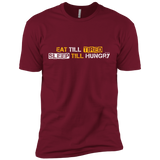 T-Shirts Cardinal / X-Small Food Sleep Loop Men's Premium T-Shirt