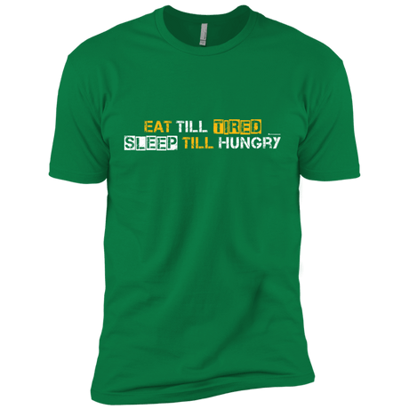 T-Shirts Kelly Green / X-Small Food Sleep Loop Men's Premium T-Shirt